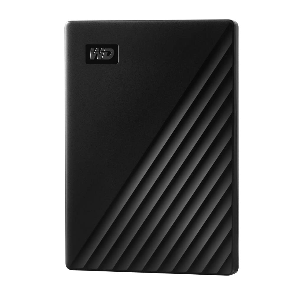 WD 6TB My Passport, Portable External Hard Drive, Black, Backup Software with Defense Against ransomware, and Password Protection, USB 3.1/USB 3.0 Compatible - WDBR9S0060BBK-WESN