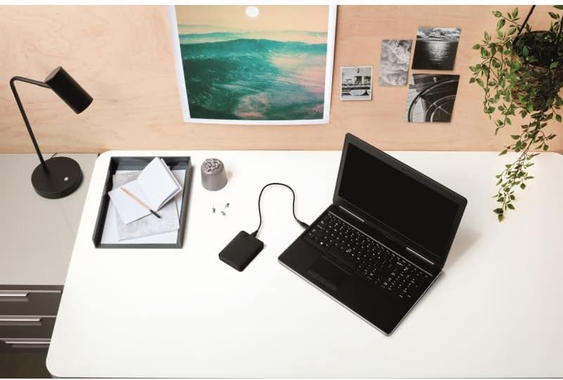 Western Digital WD 5TB Elements Portable External Hard Drive for Windows, USB 3.2 Gen 1/USB 3.0 for PC & Mac, Plug and Play Ready - WDBU6Y0050BBK-WESN