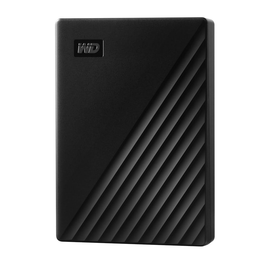 WD 6TB My Passport, Portable External Hard Drive, Black, Backup Software with Defense Against ransomware, and Password Protection, USB 3.1/USB 3.0 Compatible - WDBR9S0060BBK-WESN
