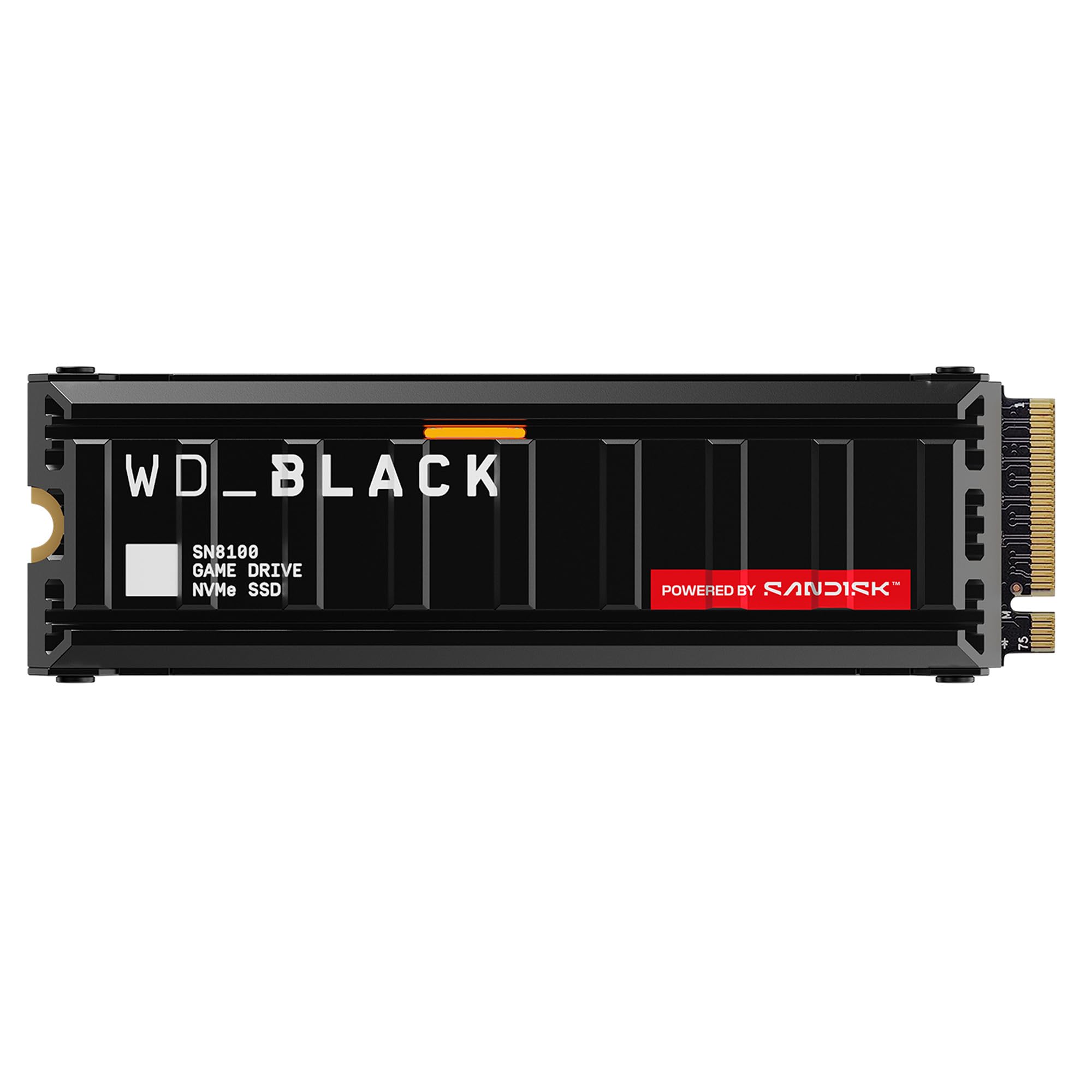 WD_Black SN8100 2TB NVMe SSD - PCIe 5.0x4, M.2 2280, Up to 14,900MB/s Read Speed, up to 11,000MB/s Write Speed, Best for AI Applications, Gaming, and Video Editing - WDS200T1X0M