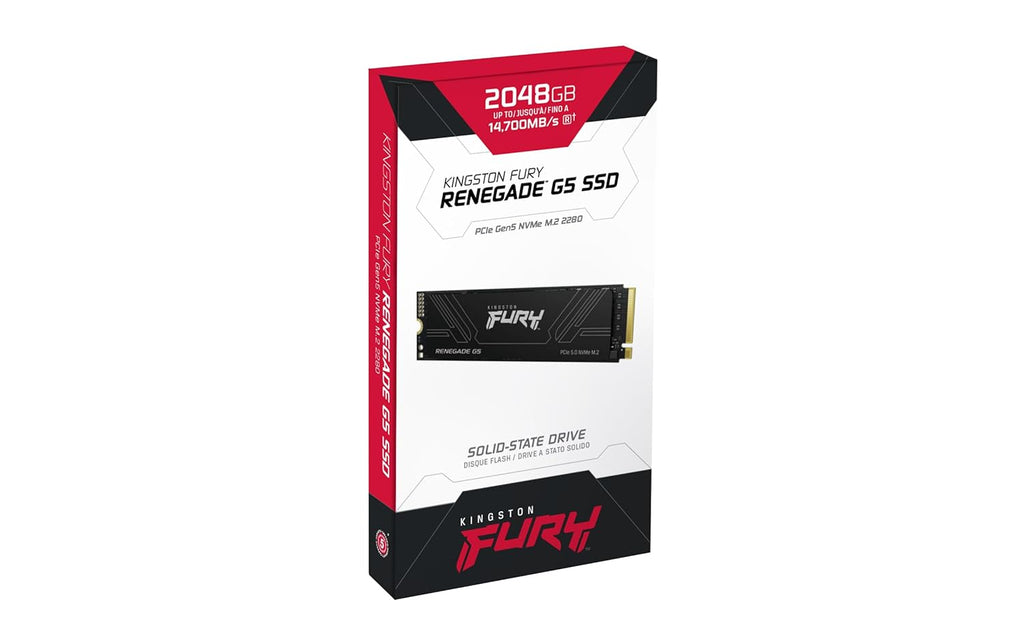 Kingston Fury Renegade G5 2048GB NVMe SSD | PCIe 5.0 M.2 2280 | SFYR2S/2T0