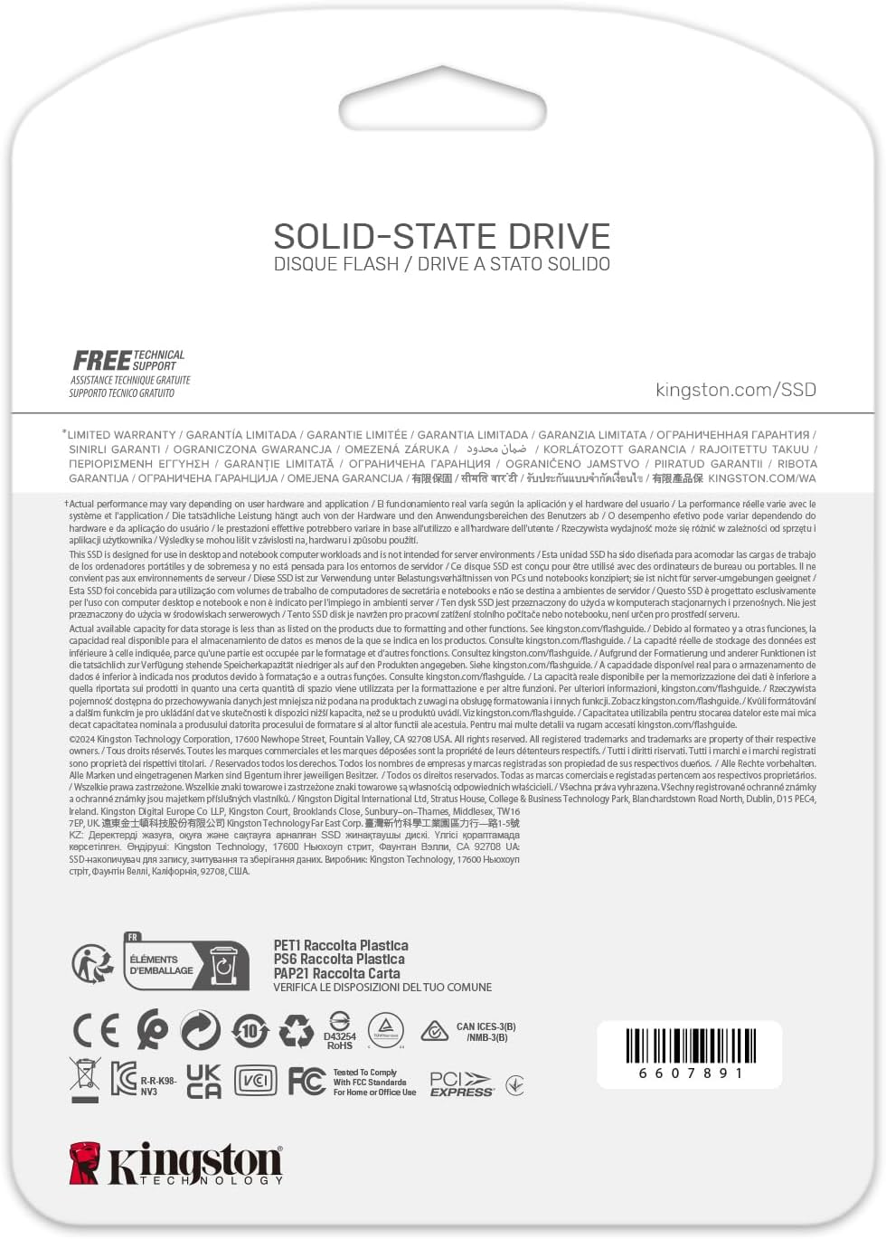 Kingston NV3 2TB M.2 2280 NVMe SSD | PCIe 4.0 Gen 4x4 | Up to 6000 MB/s | SNV3S/2000G