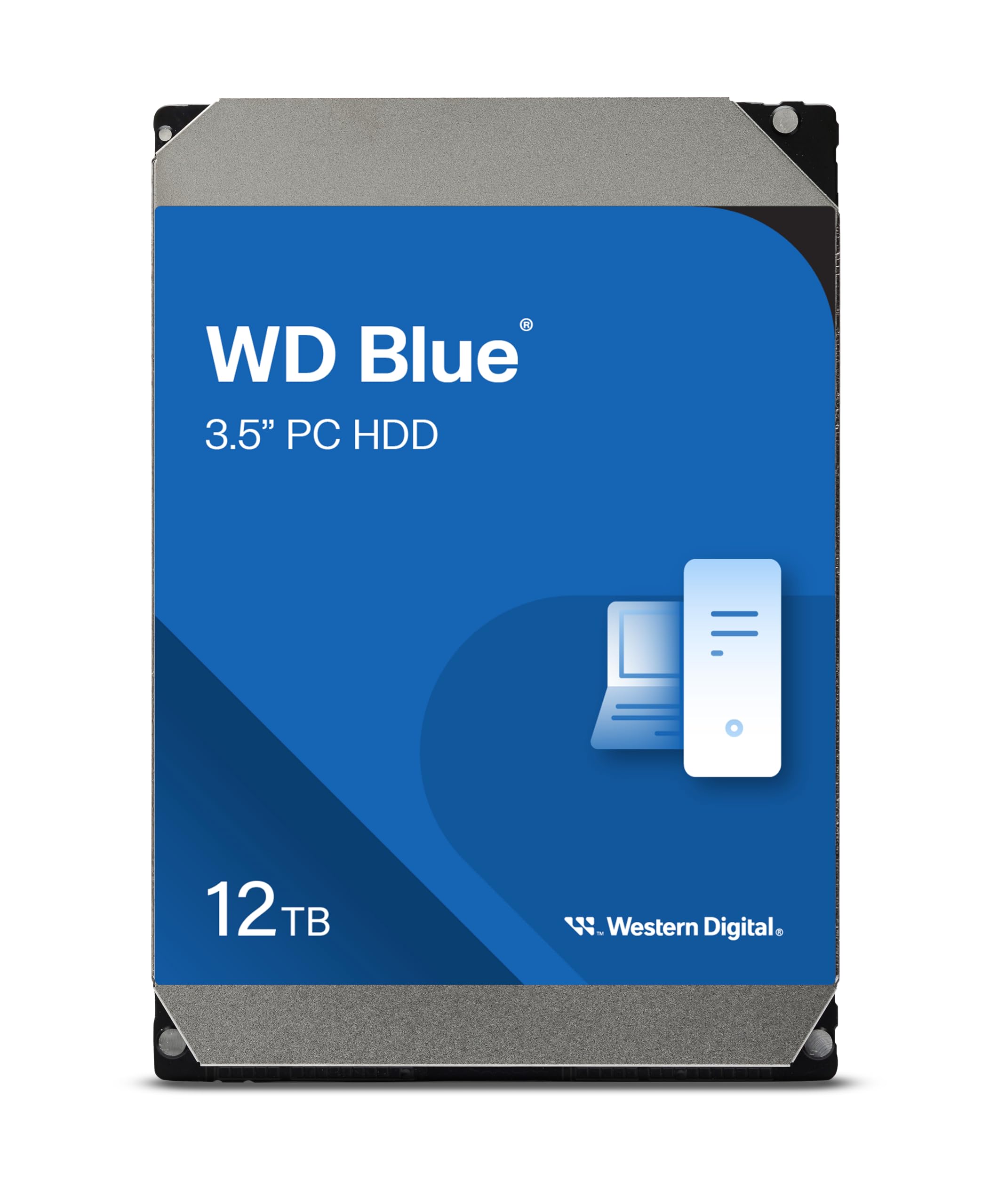 Western Digital 8TB WD Blue PC Internal Hard Drive HDD - 5640 RPM, SATA 6 Gb/s, 256 MB Cache, 3.5" - WD80EAAZ