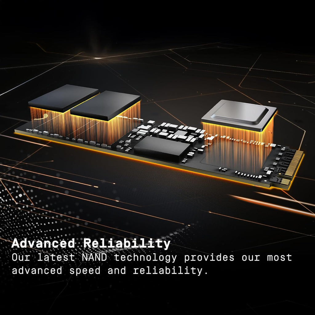 WD_Black SN8100 2TB NVMe SSD - PCIe 5.0x4, M.2 2280, Up to 14,900MB/s Read Speed, up to 11,000MB/s Write Speed, Best for AI Applications, Gaming, and Video Editing - WDS200T1X0M