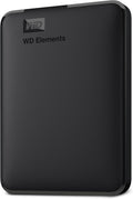 Western Digital WD 5TB Elements Portable External Hard Drive for Windows, USB 3.2 Gen 1/USB 3.0 for PC & Mac, Plug and Play Ready - WDBU6Y0050BBK-WESN